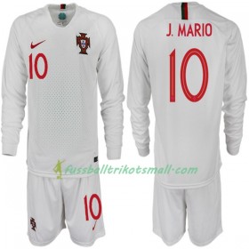 Fußballtrikots Portugal J. MARIO 10 Kinder WM 2018 Langarm Auswärts-trikot kaufen